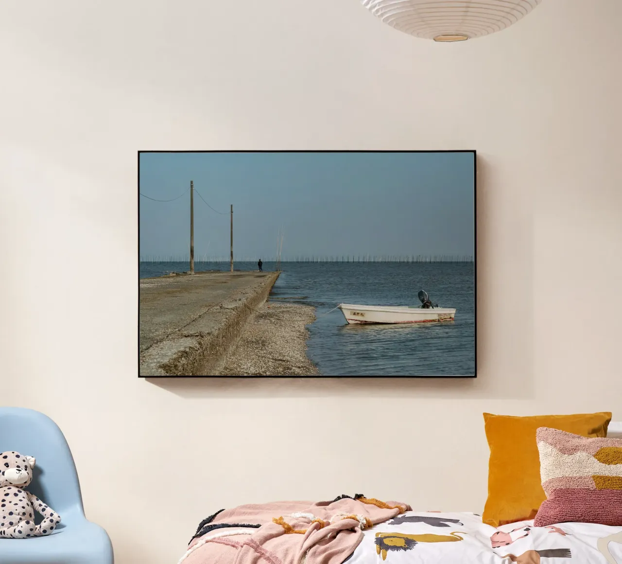 Tramonto in riva al mare in Giappone plexiglass da Marcel Bisig