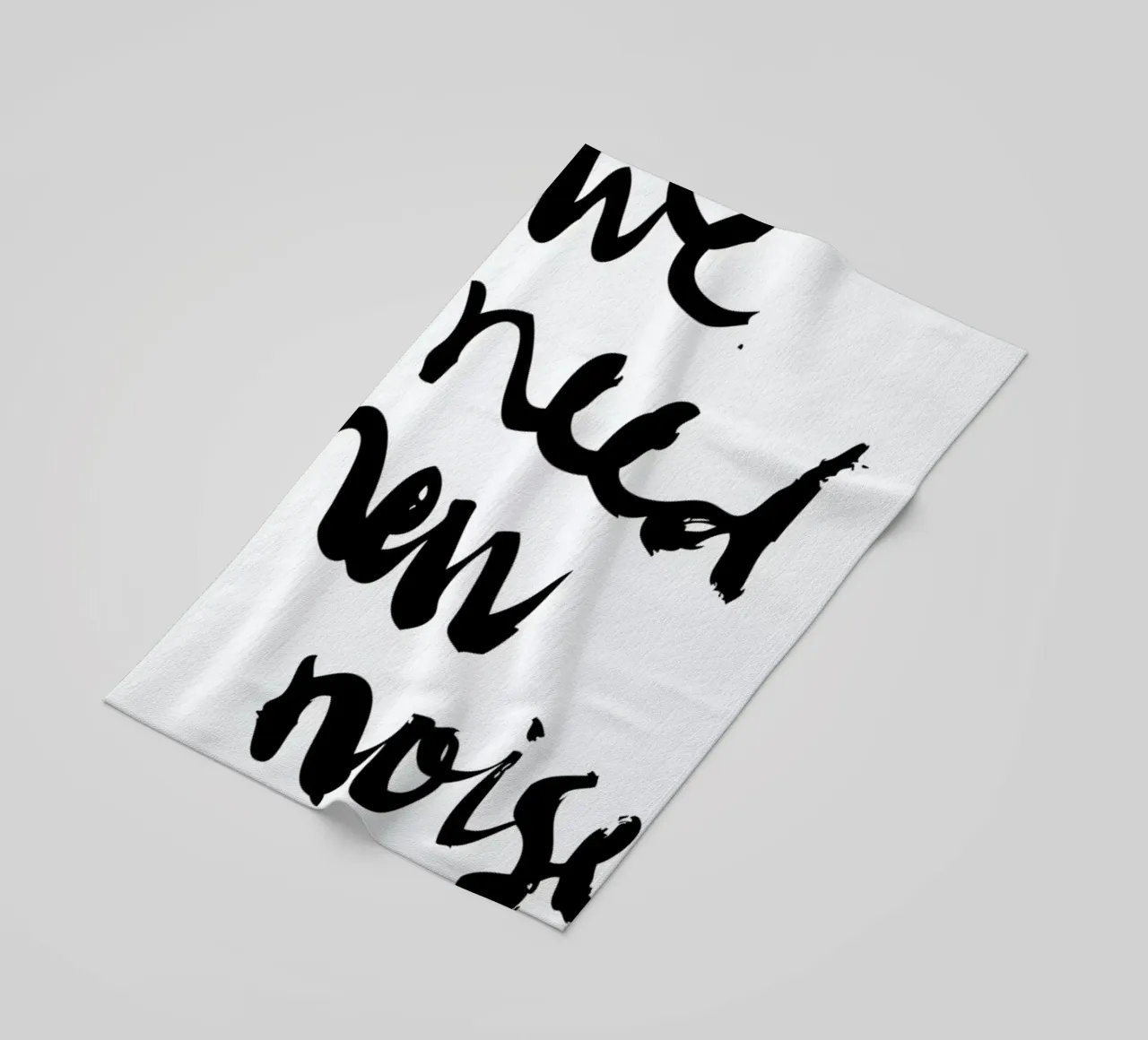 New Noise beach towel by Dead Language