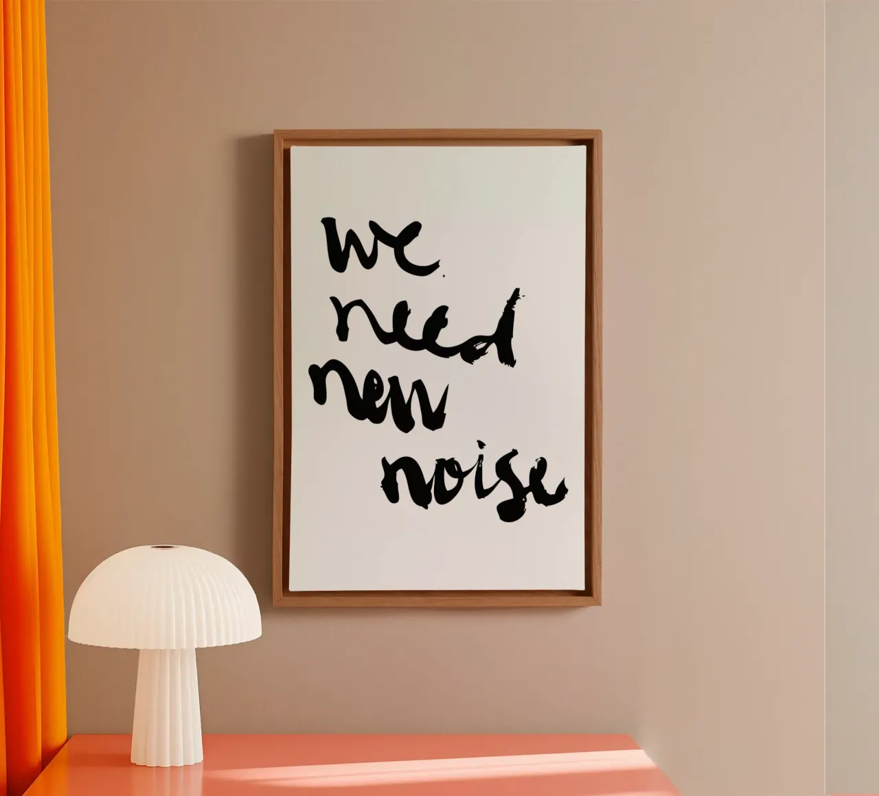 New Noise tela con Cornice a cassetta da Dead Language