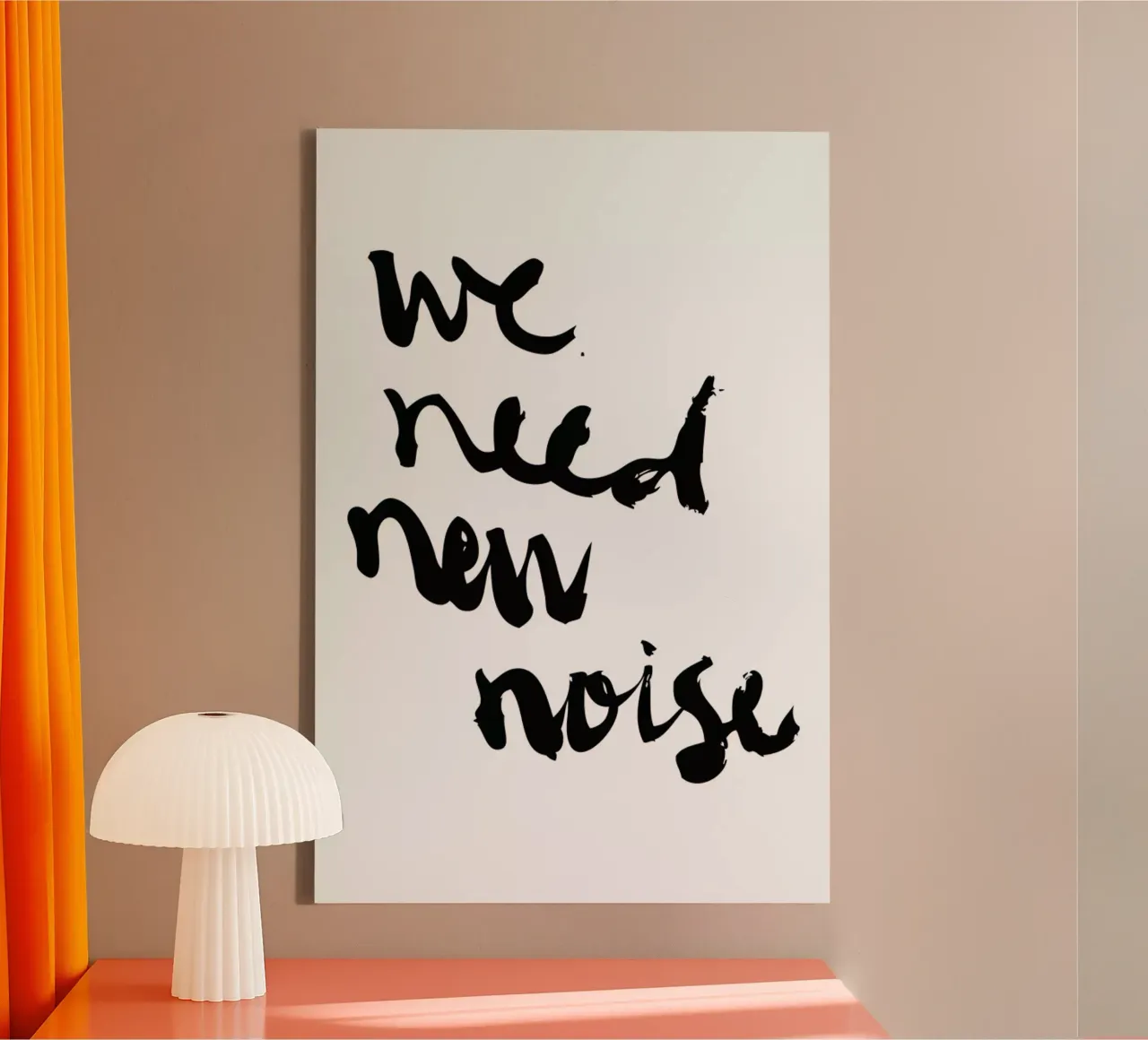 New Noise tela con Cornice a cassetta da Dead Language