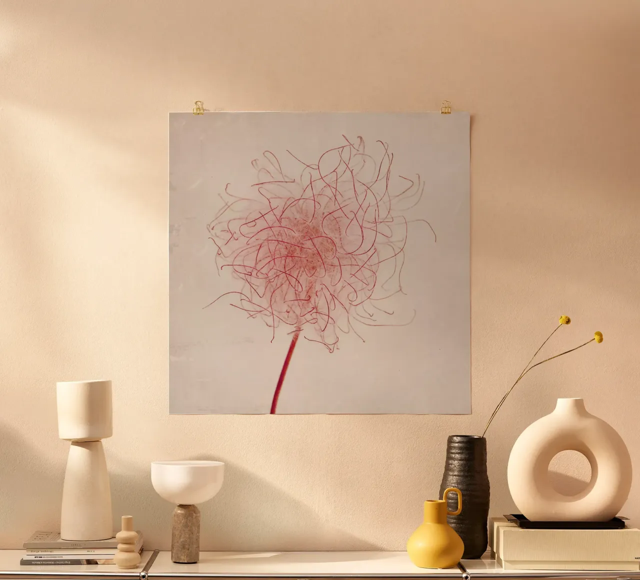 Believer poster con telaio in alluminio da Visuelle Poesie am Wegesrand