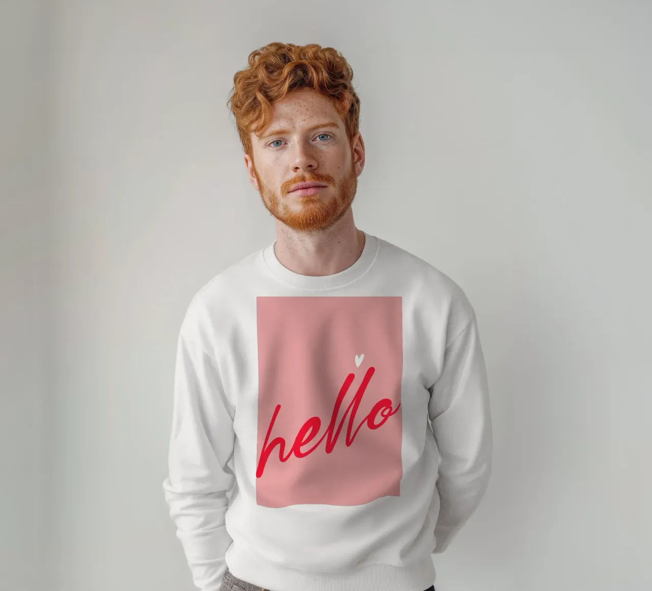 Hello Typography felpa da Attaboy Dsgn