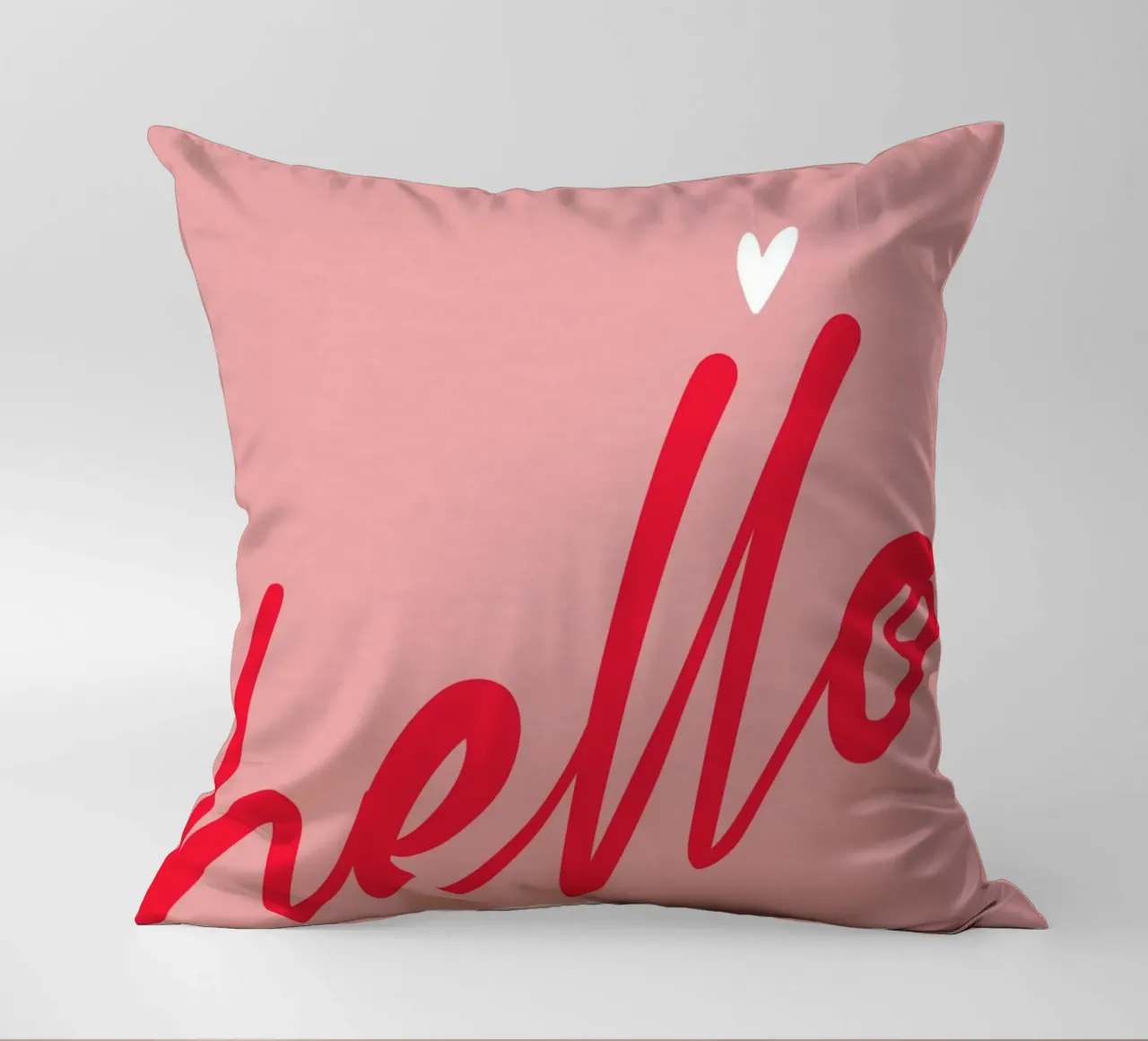 Hello Typography cuscino da Attaboy Dsgn