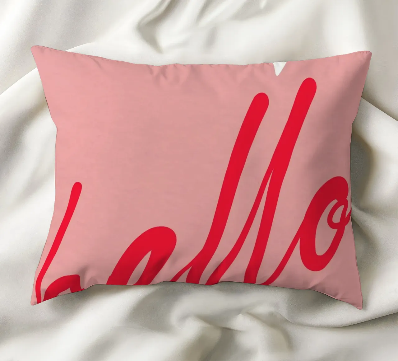 Hello Typography cuscino da Attaboy Dsgn