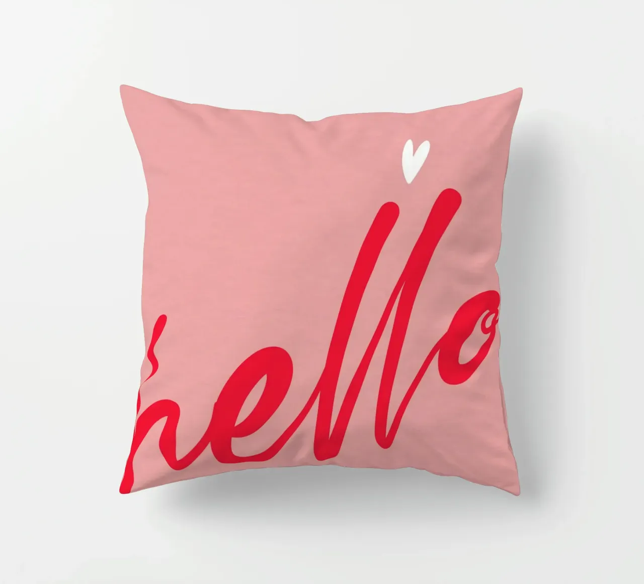 Hello Typography cuscino da Attaboy Dsgn