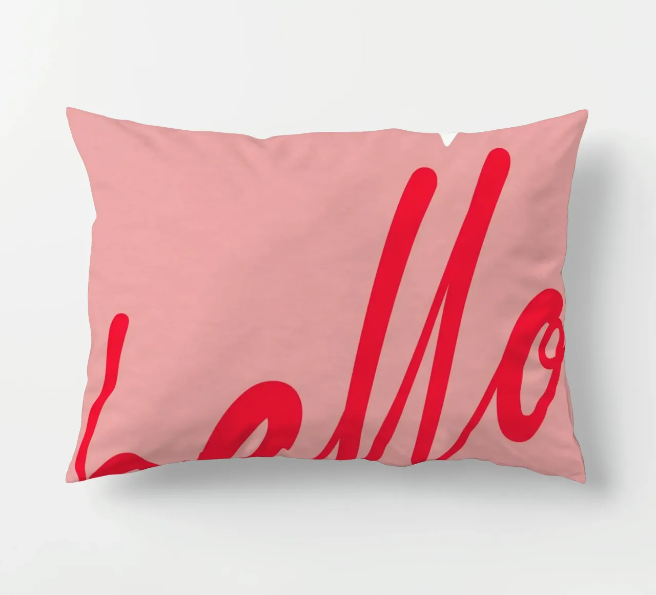 Hello Typography cuscino da Attaboy Dsgn