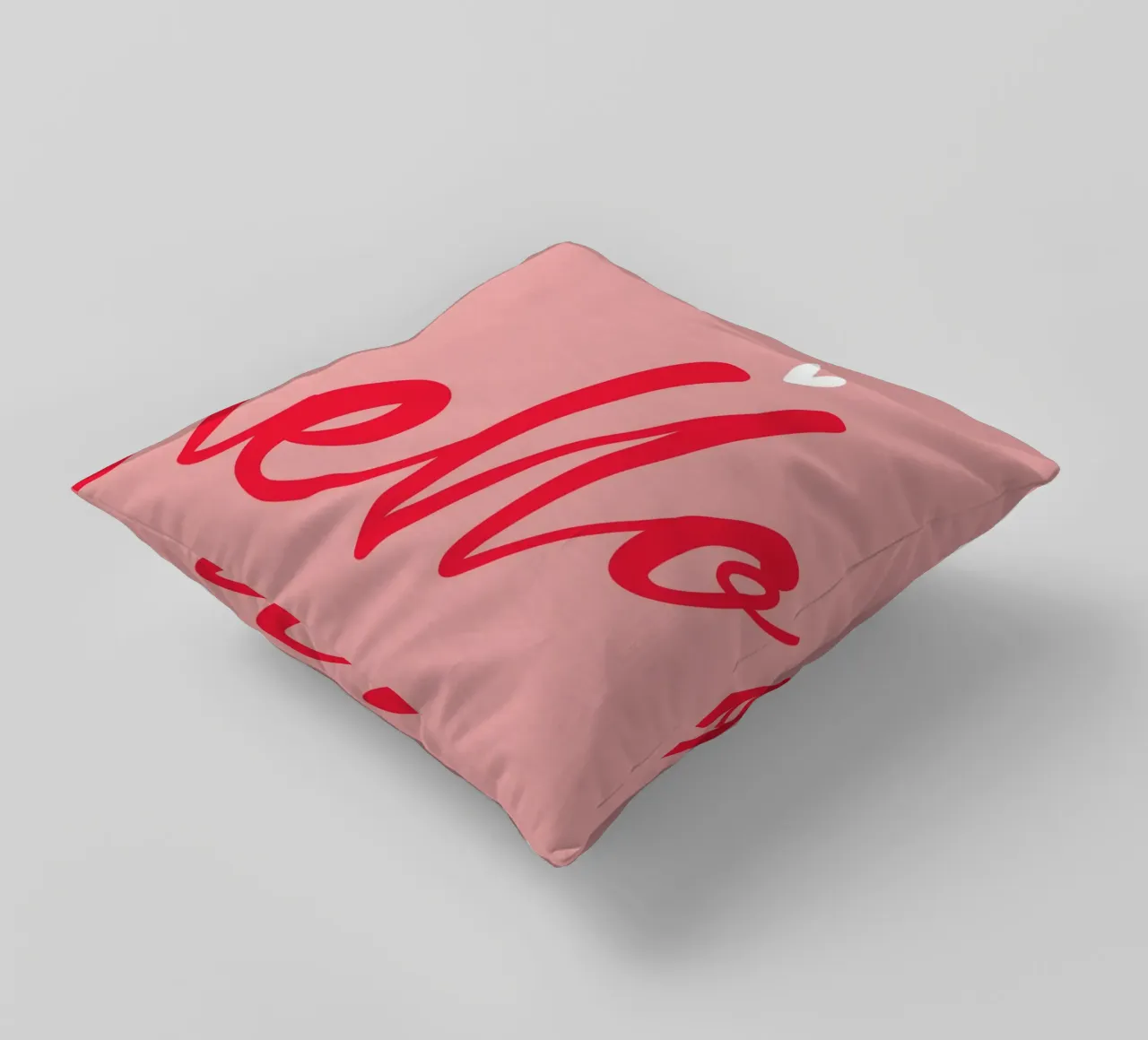 Hello Typography cuscino da Attaboy Dsgn