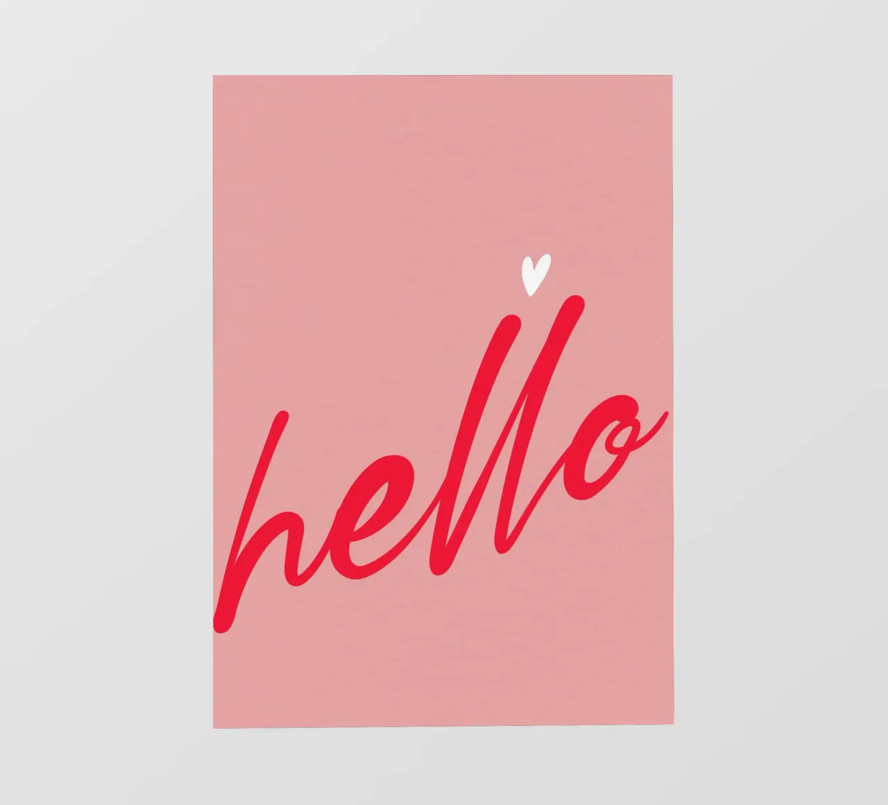 Hello Typography pellicola backlit da Attaboy Dsgn