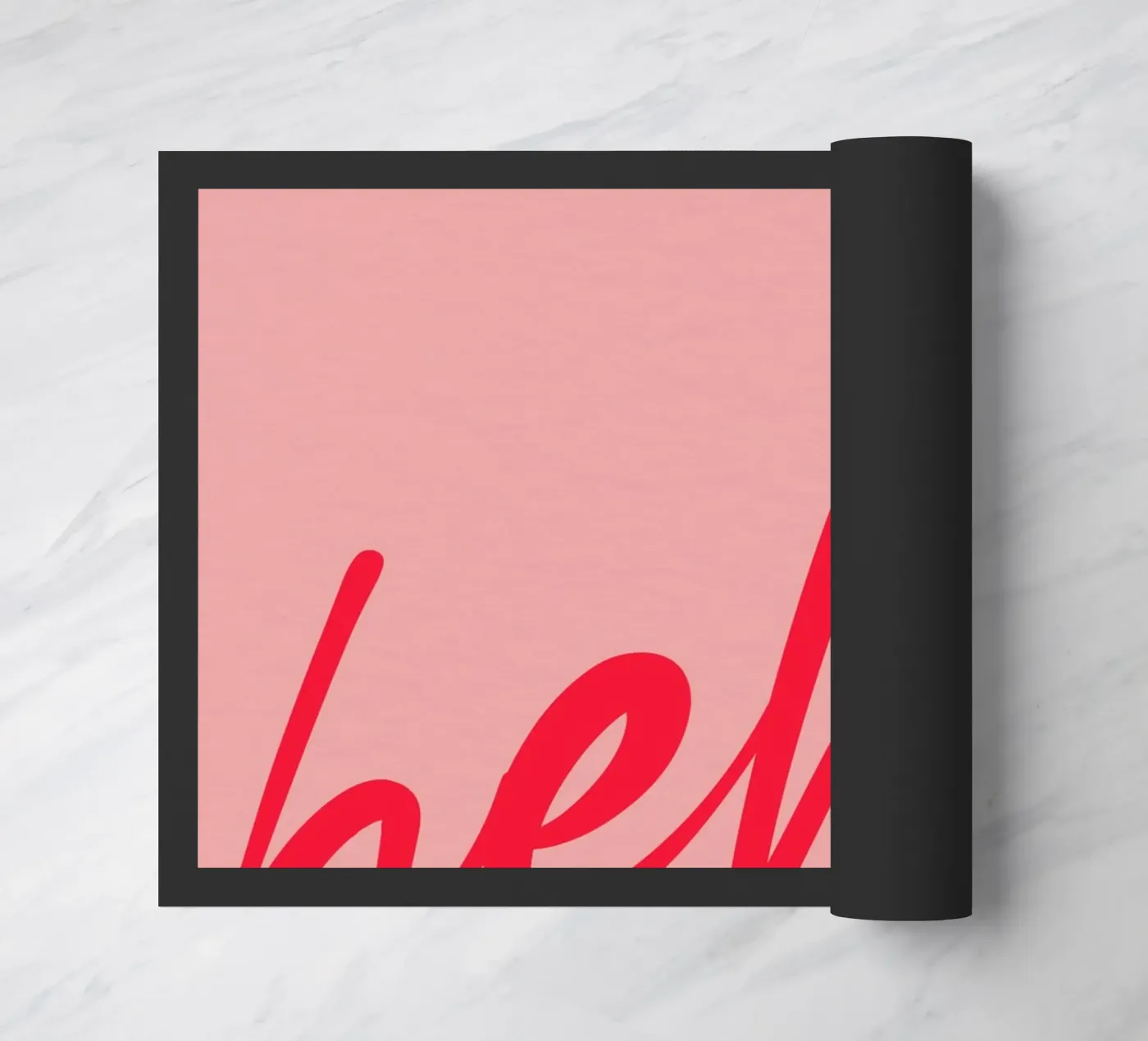 Hello Typography deurmat van Attaboy Dsgn