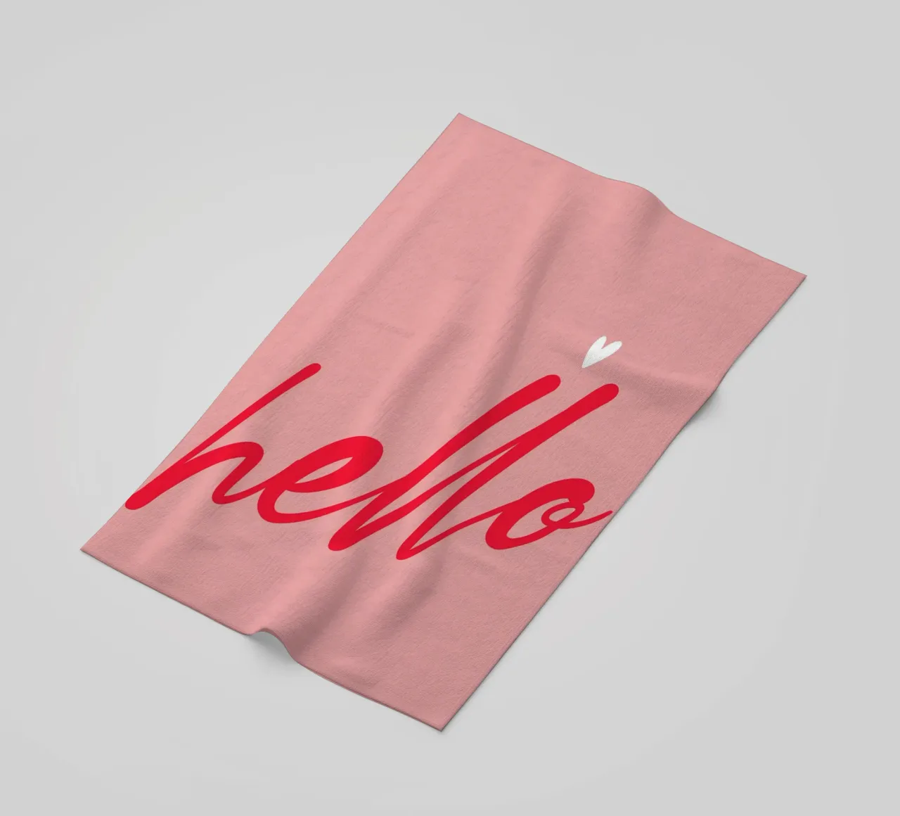 Hello Typography telo mare da Attaboy Dsgn