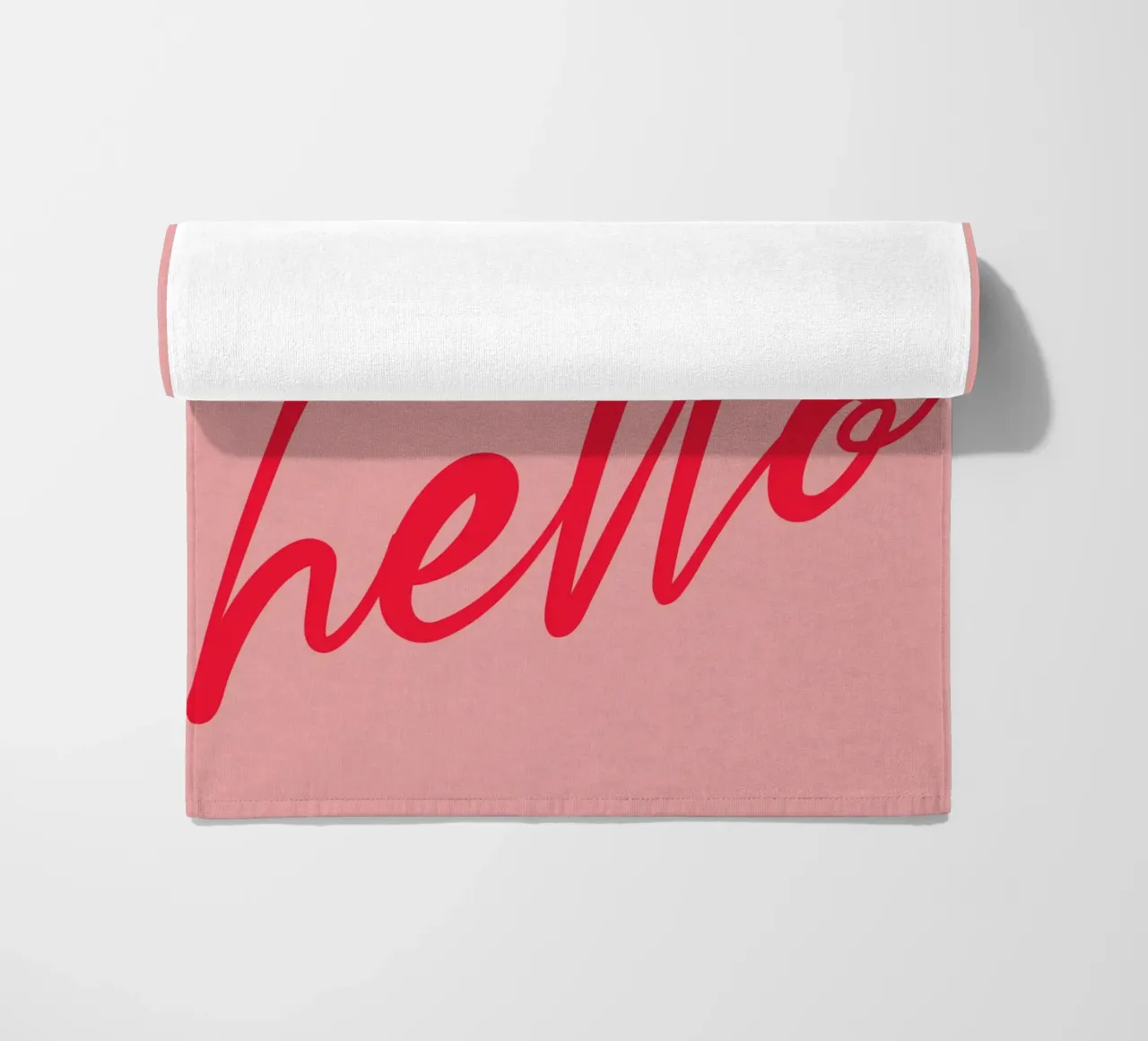 Hello Typography telo mare da Attaboy Dsgn