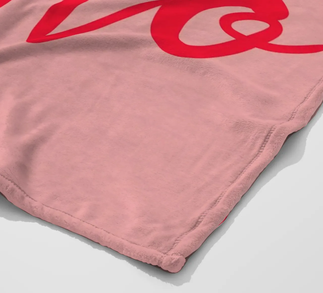 Hello Typography fleece blanket by Attaboy Dsgn