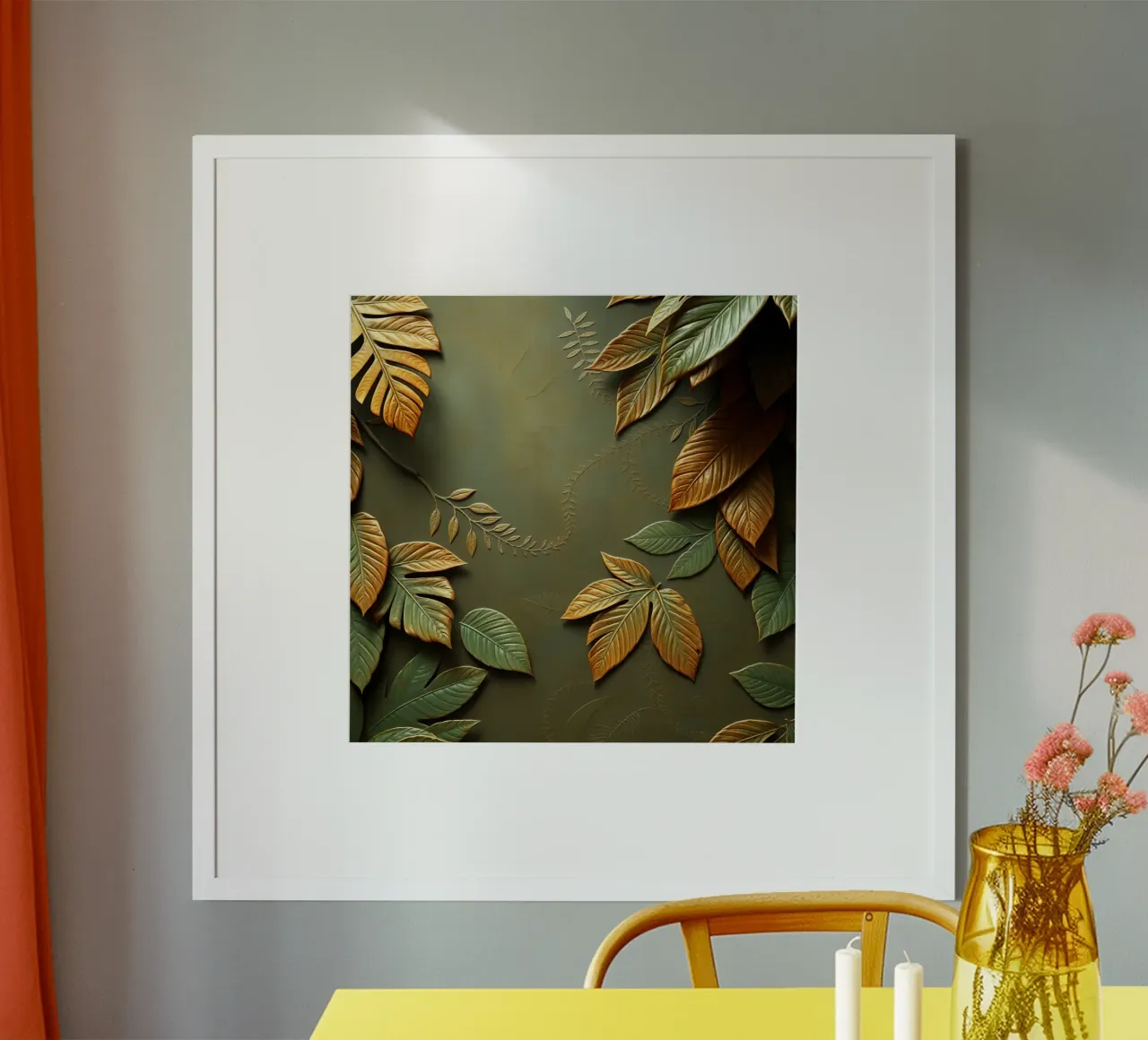 Illustration eines sich umarmenden Paares in formeller Kleidung Poster von DesignDoodle