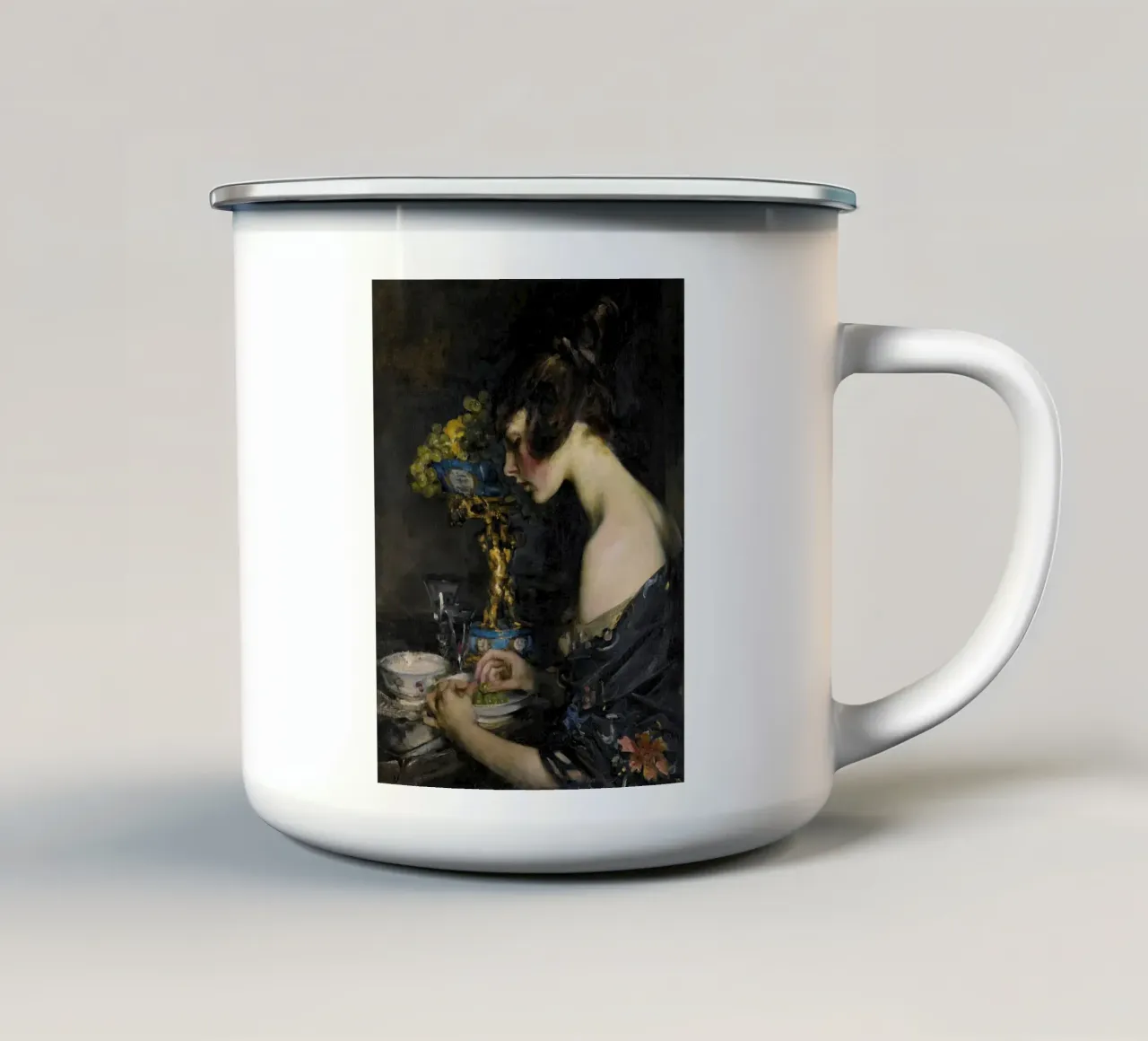 The Sèvres Vase tazza in smalto da apoloprints