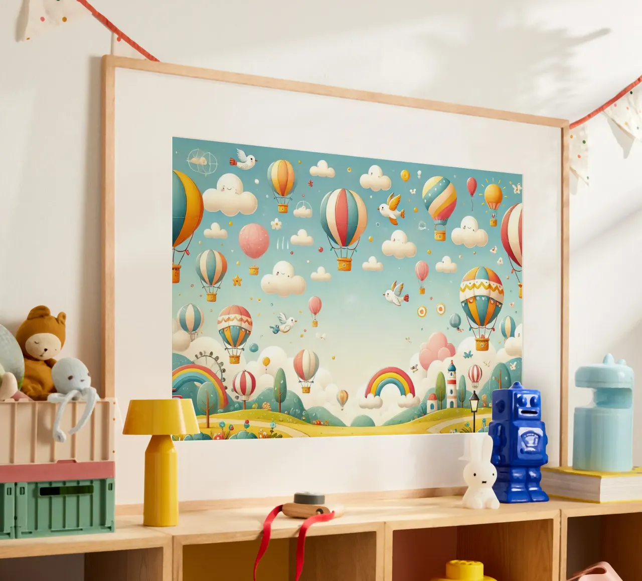 Himmelsabenteuer Poster von Chromatic Fusion Studio