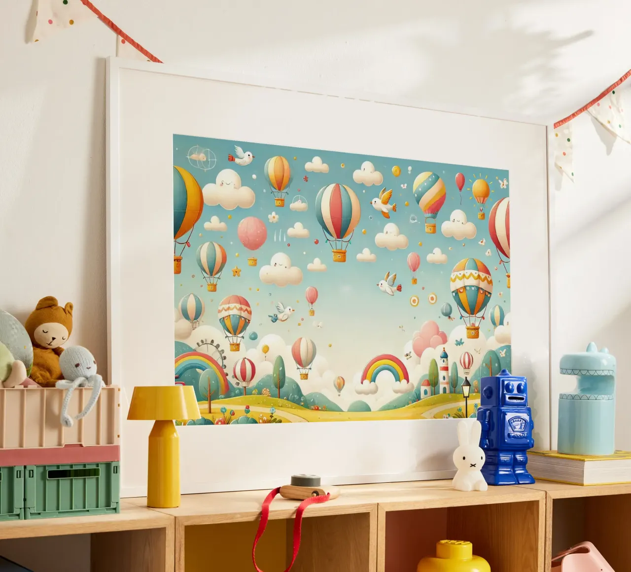 Himmelsabenteuer Poster von Chromatic Fusion Studio