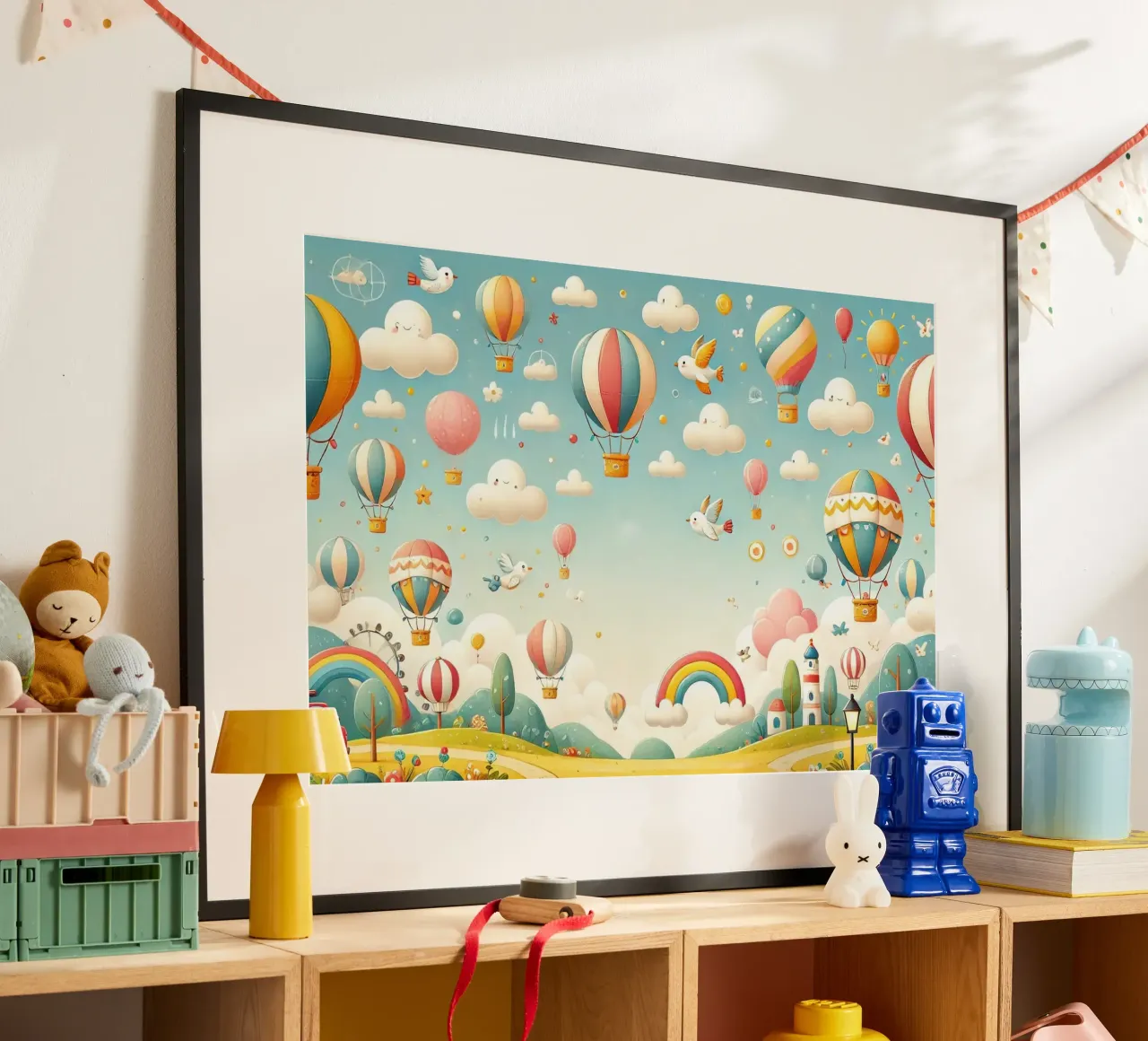 Himmelsabenteuer Poster von Chromatic Fusion Studio