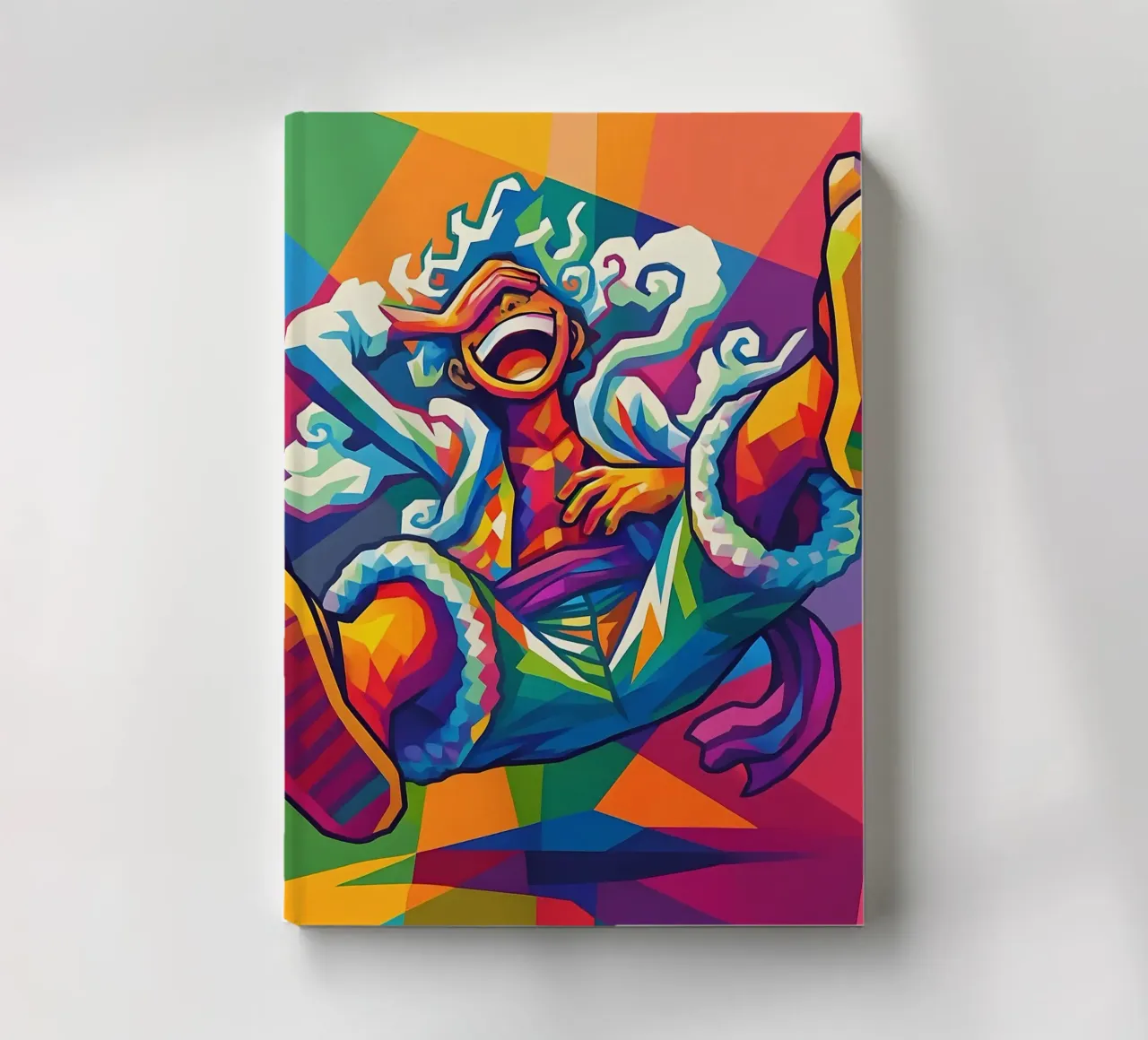 Monkey d Luffy gear 5 wpap notebook by BONANZA