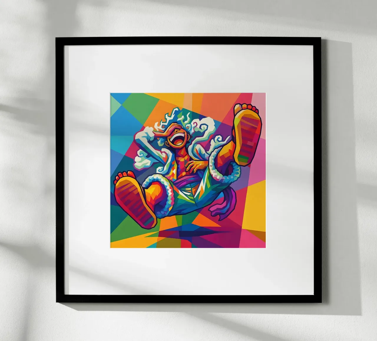 Scimmia d Luffy marcia 5 wpap poster da BONANZA