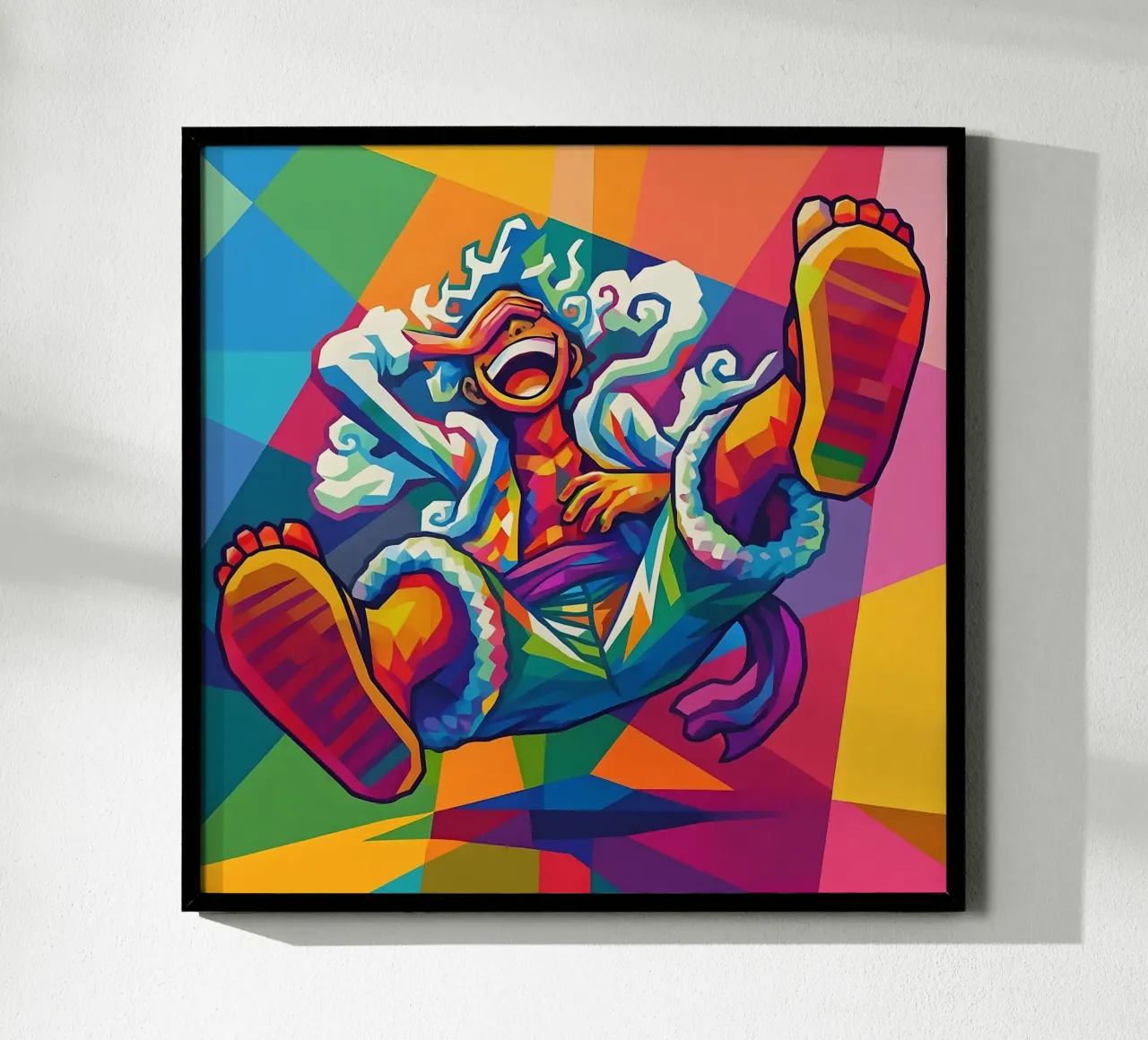 Scimmia d Luffy marcia 5 wpap poster da BONANZA
