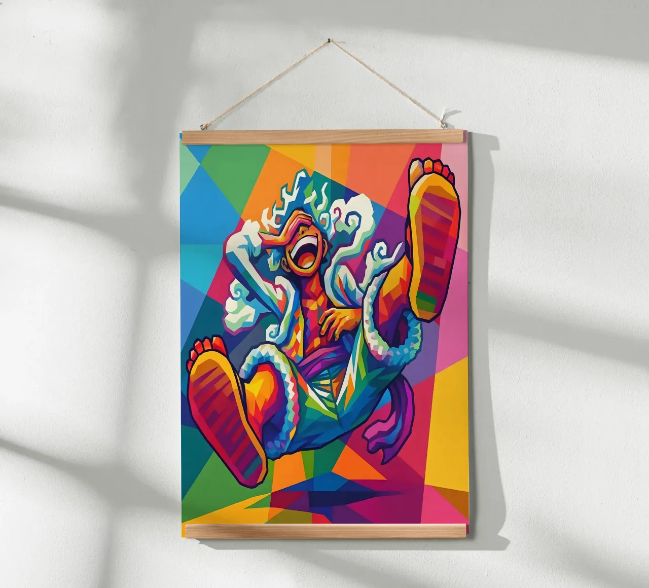 Scimmia d Luffy marcia 5 wpap poster da BONANZA