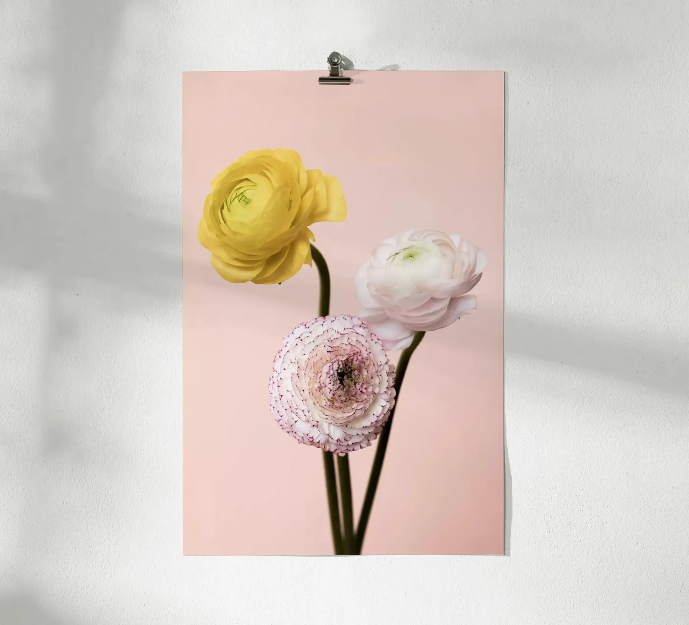 Three Flowers poster by Mareike Böhmer Photography