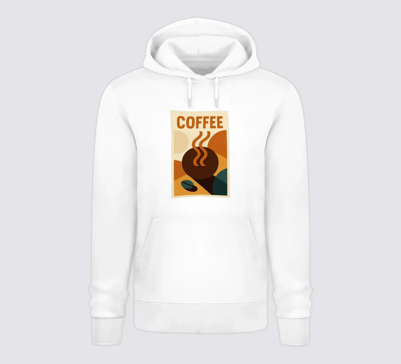 CAFFÈ - Un risveglio grafico per gli amanti del caffè felpa con cappuccio da Boissons - Affiches & posters - Retro