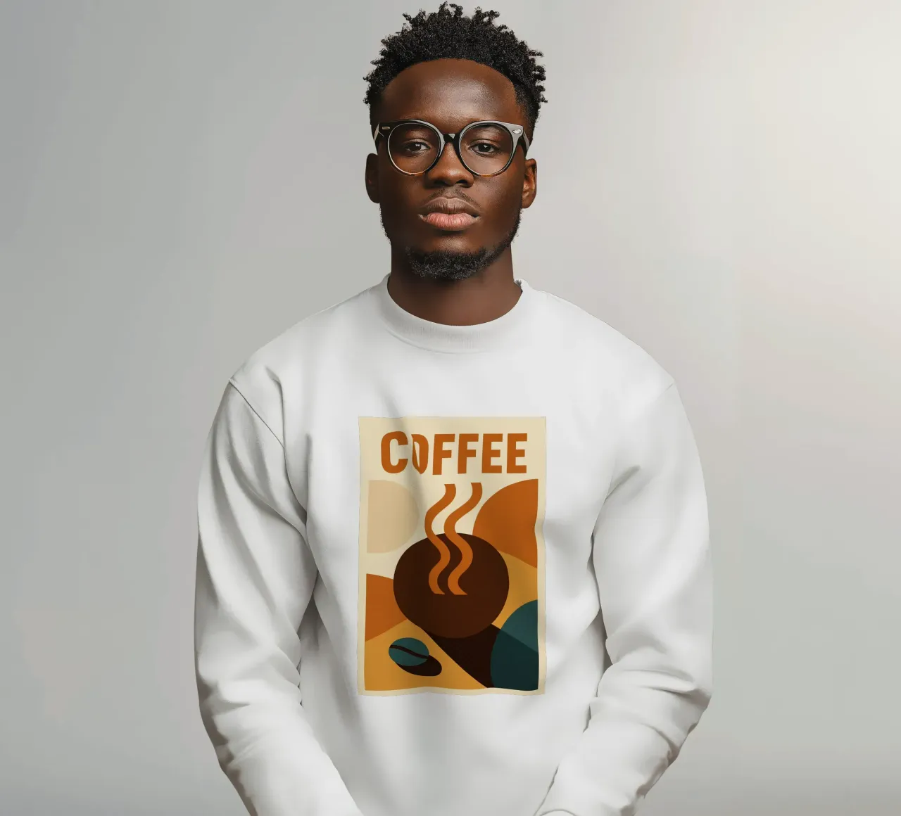 CAFFÈ - Un risveglio grafico per gli amanti del caffè felpa da Boissons - Affiches & posters - Retro