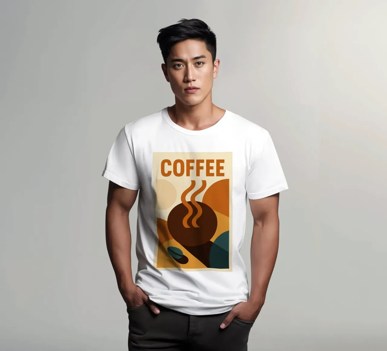 CAFFÈ - Un risveglio grafico per gli amanti del caffè t-shirt da Boissons - Affiches & posters - Retro