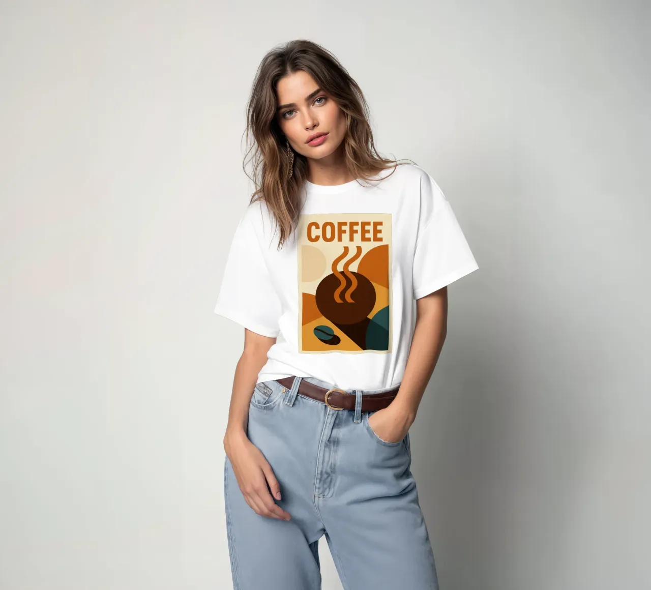 CAFFÈ - Un risveglio grafico per gli amanti del caffè t-shirt da Boissons - Affiches & posters - Retro