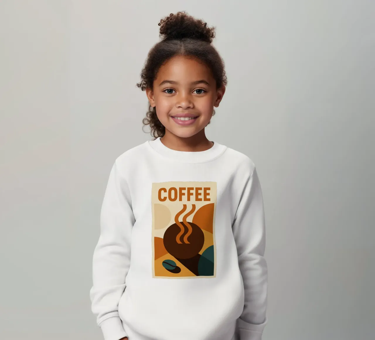 CAFFÈ - Un risveglio grafico per gli amanti del caffè felpa bambino da Boissons - Affiches & posters - Retro
