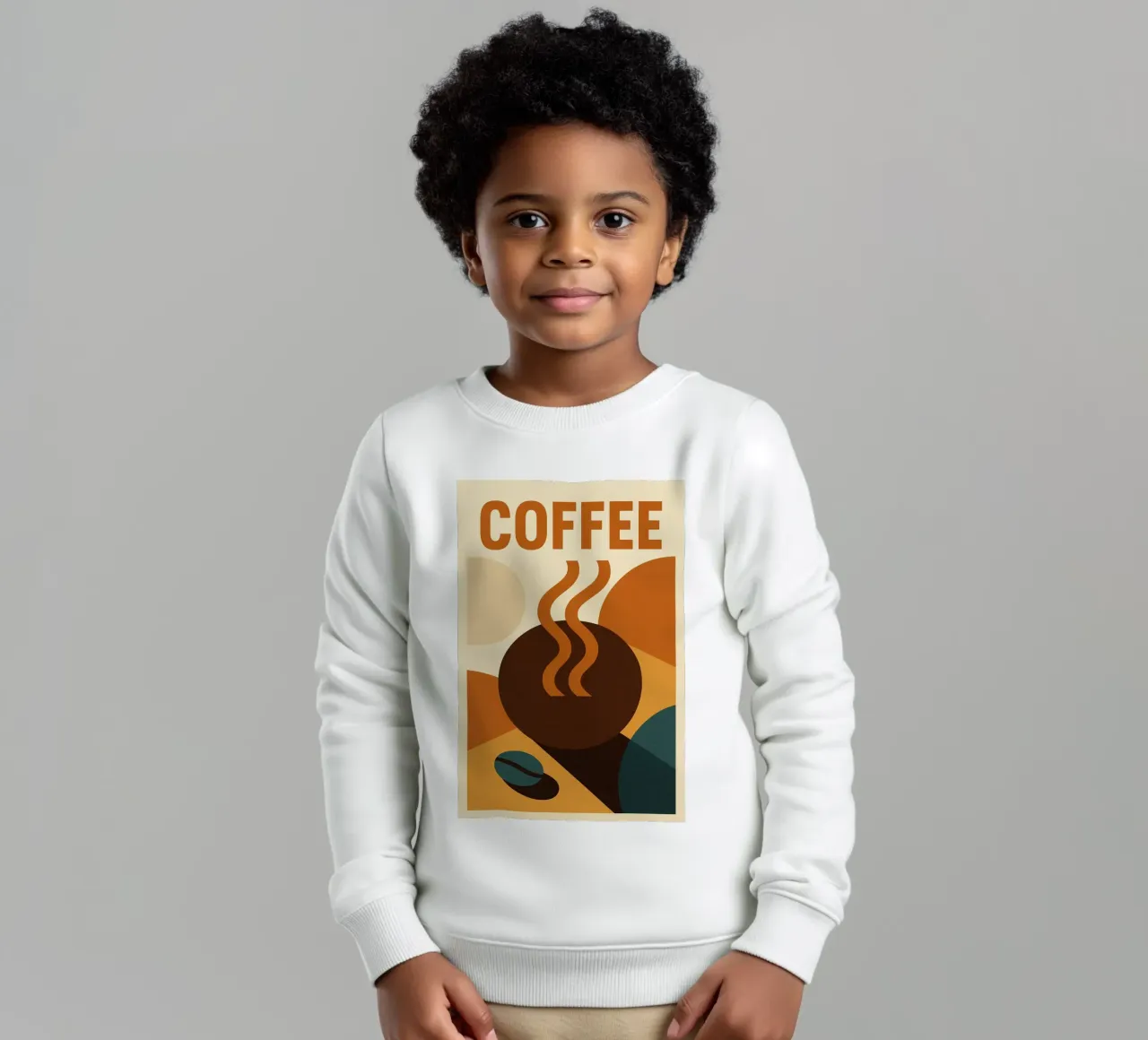 CAFFÈ - Un risveglio grafico per gli amanti del caffè felpa bambino da Boissons - Affiches & posters - Retro