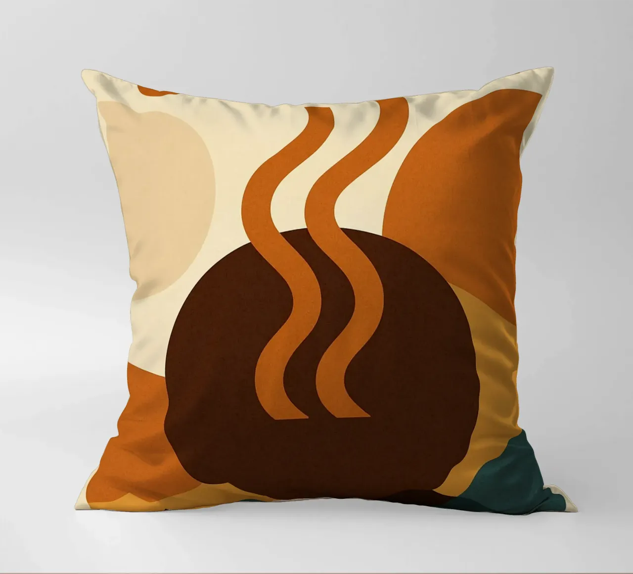 CAFFÈ - Un risveglio grafico per gli amanti del caffè cuscino da Boissons - Affiches & posters - Retro