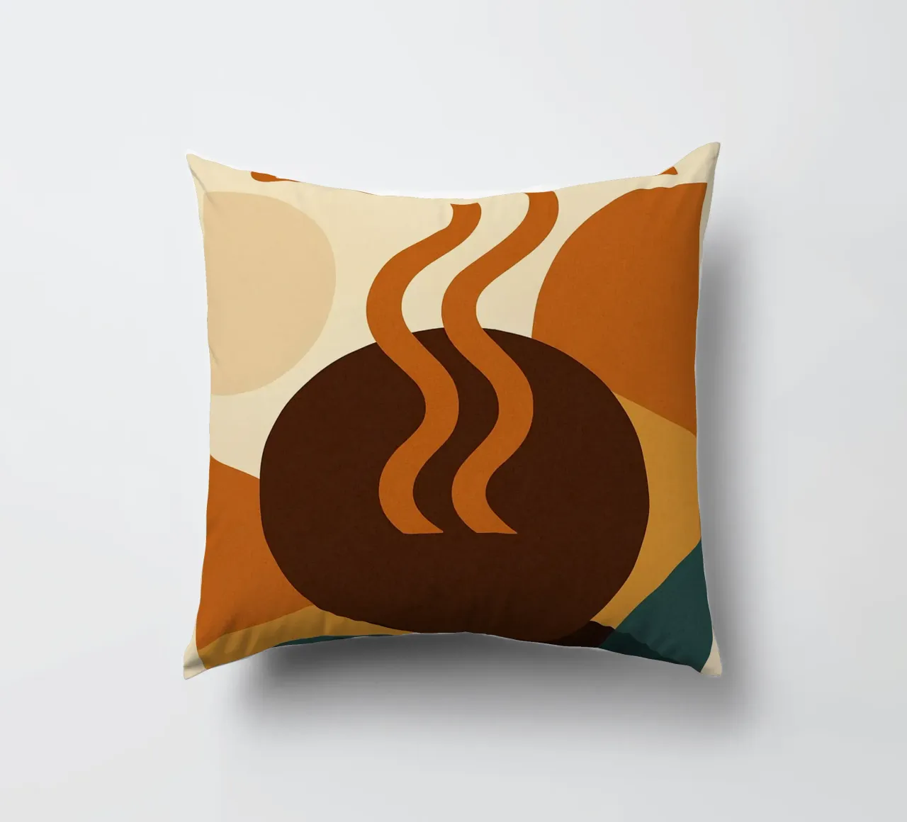 CAFFÈ - Un risveglio grafico per gli amanti del caffè cuscino da Boissons - Affiches & posters - Retro