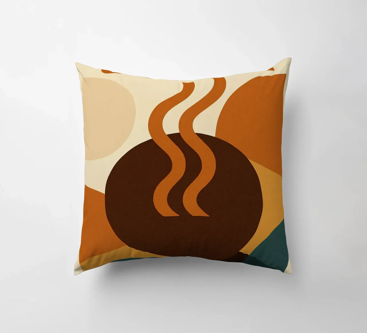 CAFFÈ - Un risveglio grafico per gli amanti del caffè cuscino da Boissons - Affiches & posters - Retro