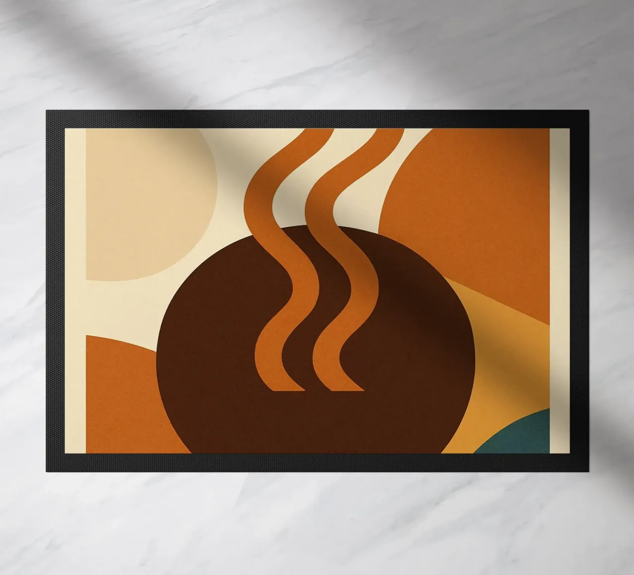 CAFFÈ - Un risveglio grafico per gli amanti del caffè zerbino da Boissons - Affiches & posters - Retro
