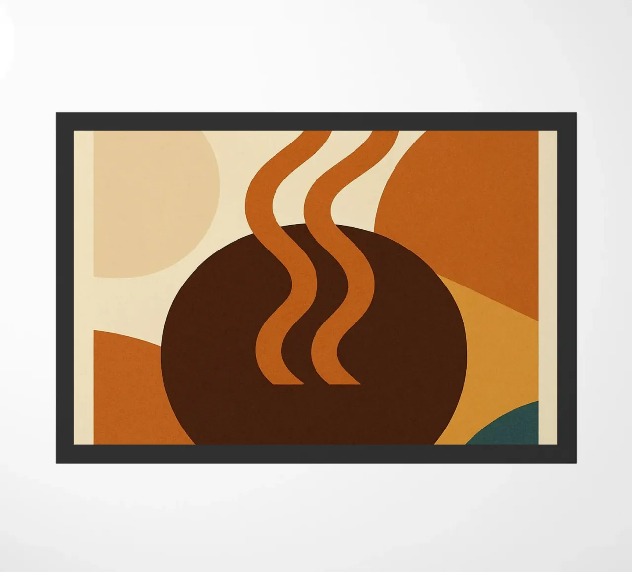 CAFFÈ - Un risveglio grafico per gli amanti del caffè zerbino da Boissons - Affiches & posters - Retro