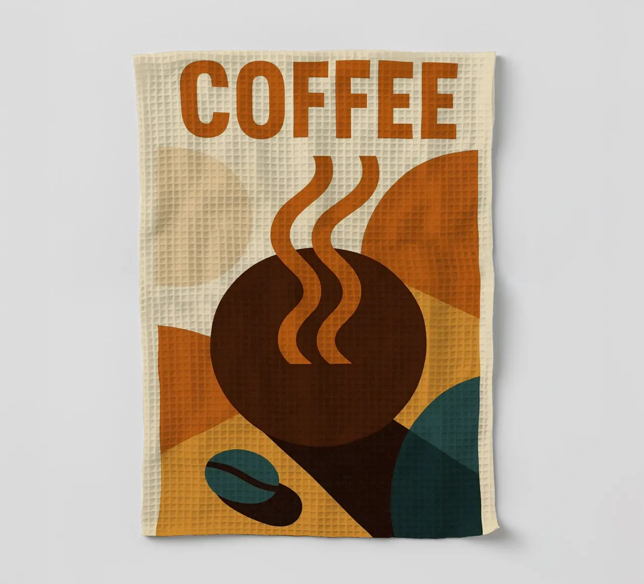 CAFFÈ - Un risveglio grafico per gli amanti del caffè canovaccio da cucina da Boissons - Affiches & posters - Retro