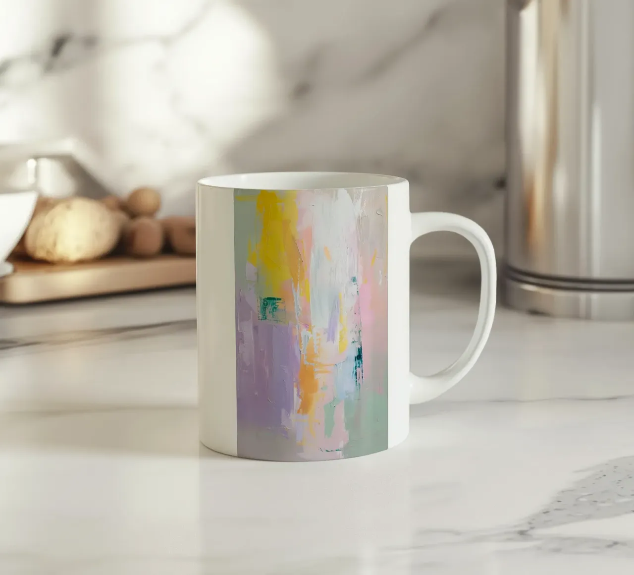 Soft Collision tazza in ceramica da Mosaic Dialogue