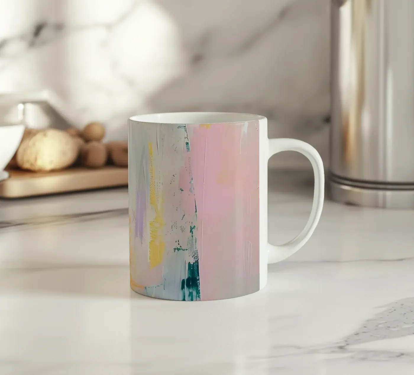 Soft Collision ceramic mug by Colormenta