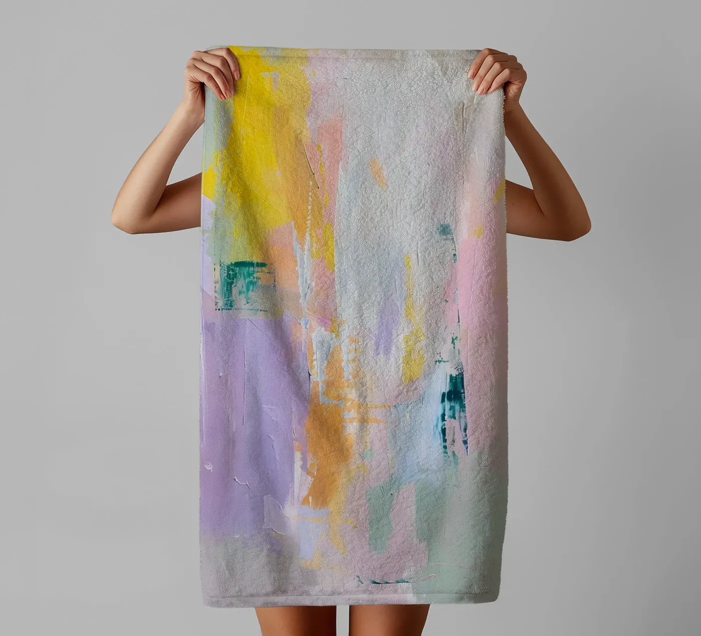 Lichte botsing badhanddoek van Colormenta