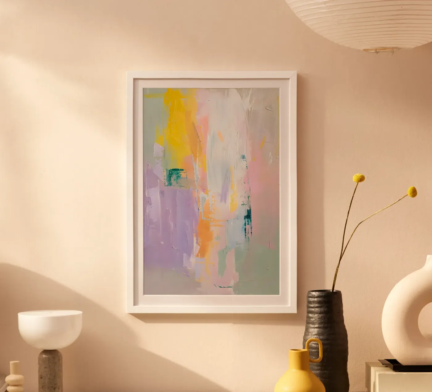 Lichte botsing poster van Colormenta