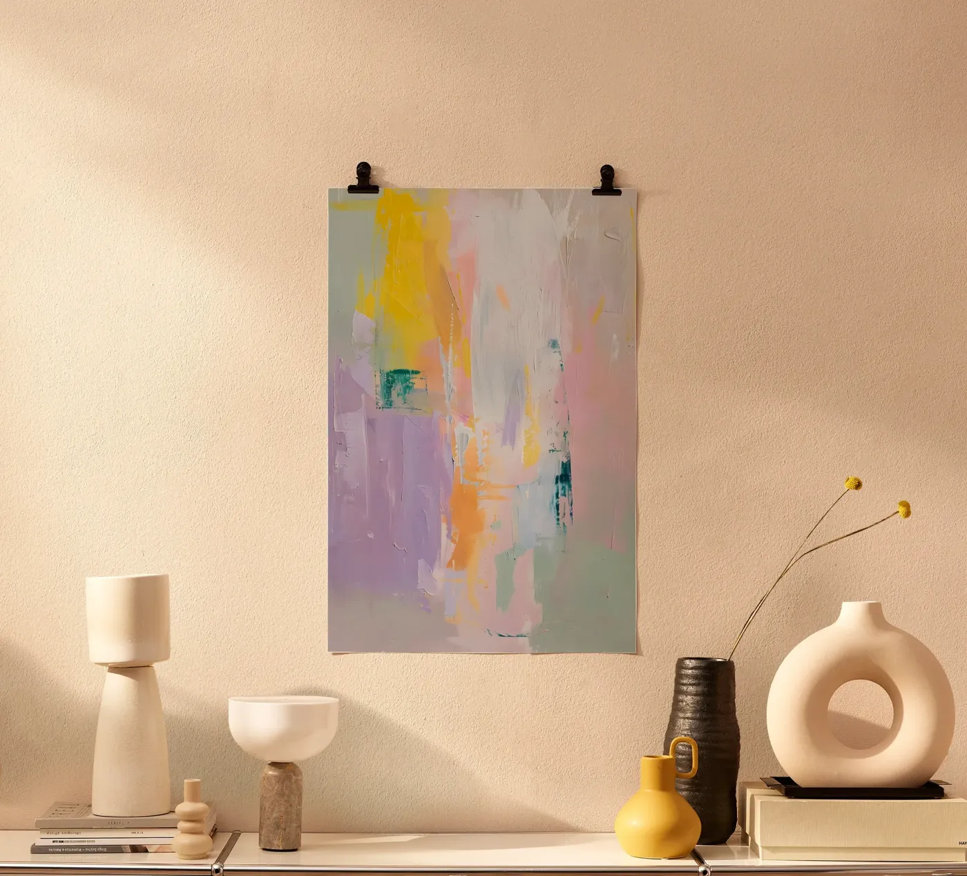 Soft Collision poster van Colormenta