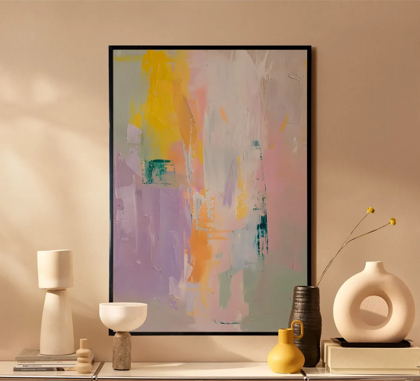 Lichte botsing poster van Colormenta