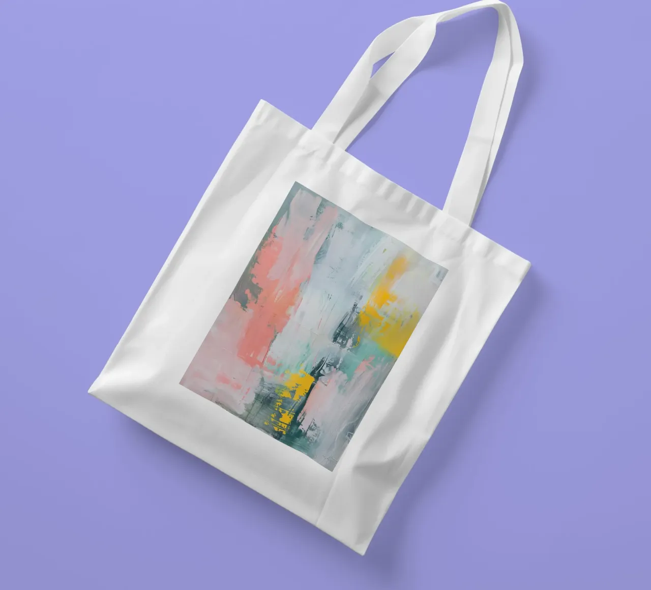 Sunlit Abstraction borsa in juta da Mosaic Dialogue