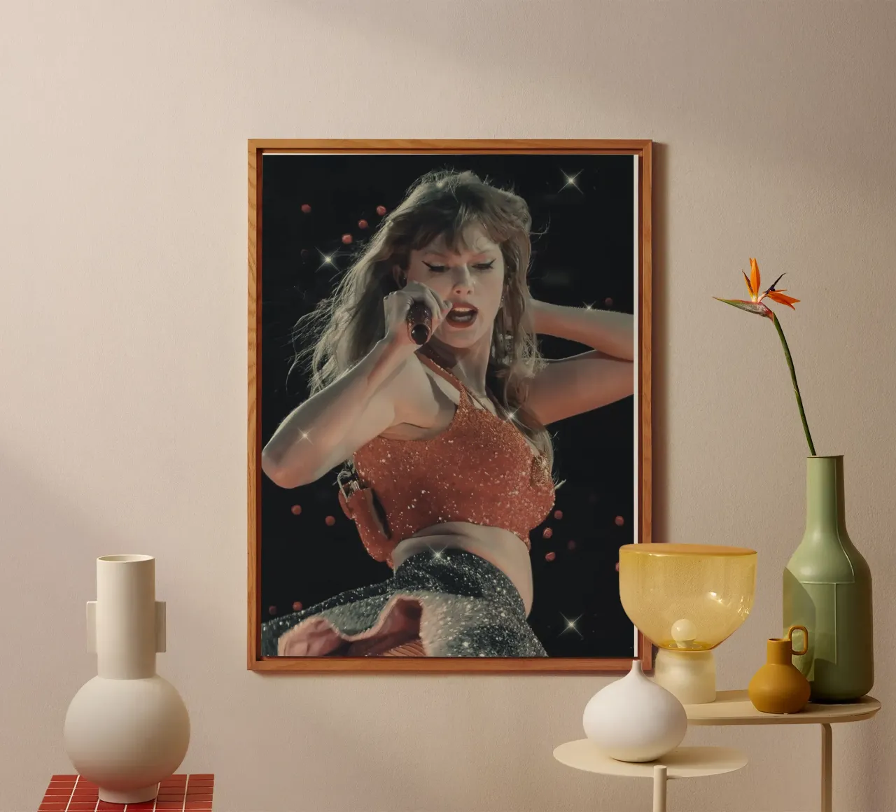 Taylor Swift alluminio dibond da Musadad Shop