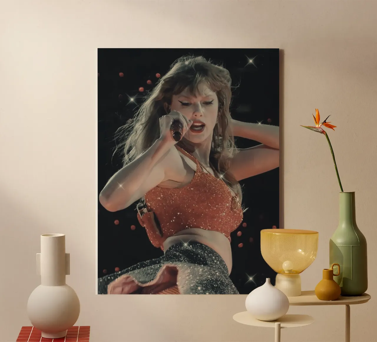 Taylor Swift canvas met Baklijst van Musadad Shop