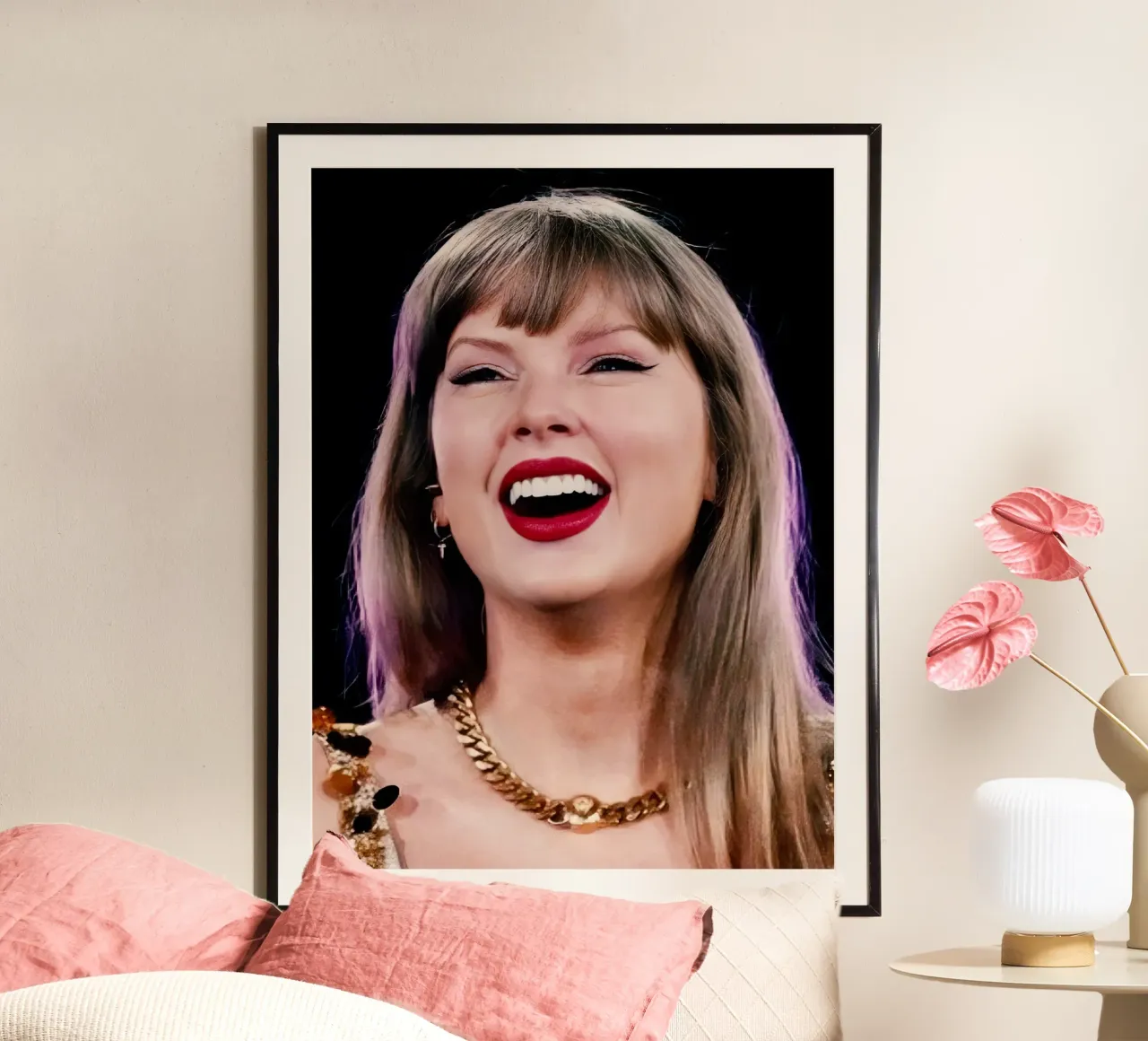 Taylor Swift poster con telaio in plastica da Musadad Shop