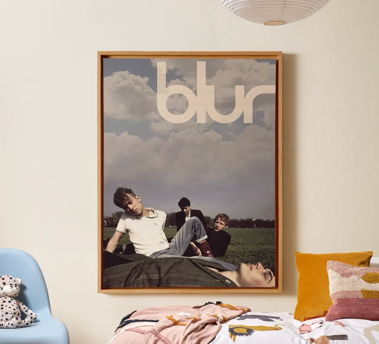 The Blur tela con Cornice a cassetta da Musadad Shop