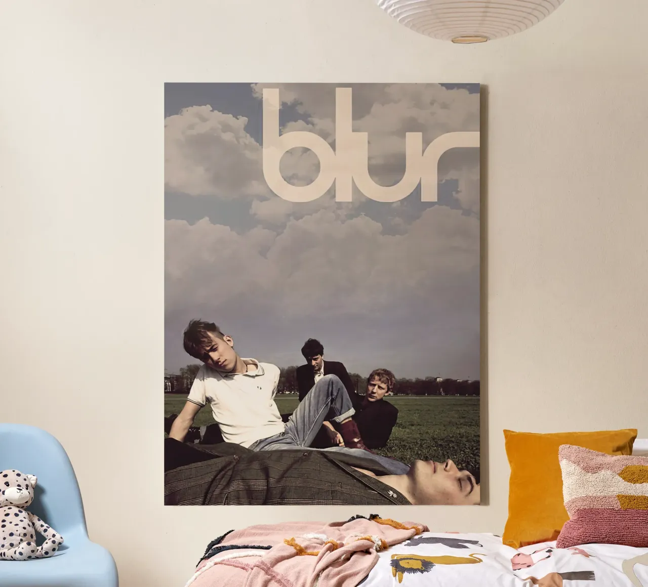 The Blur tela con Cornice a cassetta da Musadad Shop